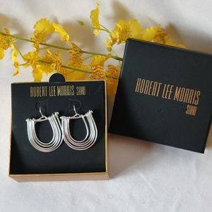 NIB Robert Lee Morris | Soho Silver Tone Earrings